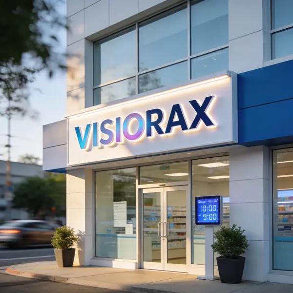 Visiorax asli dalam stok